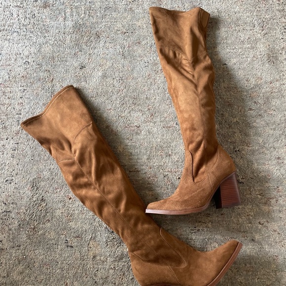 Marc Fisher Suede Over The Knee Boot - Picture 3 of 9